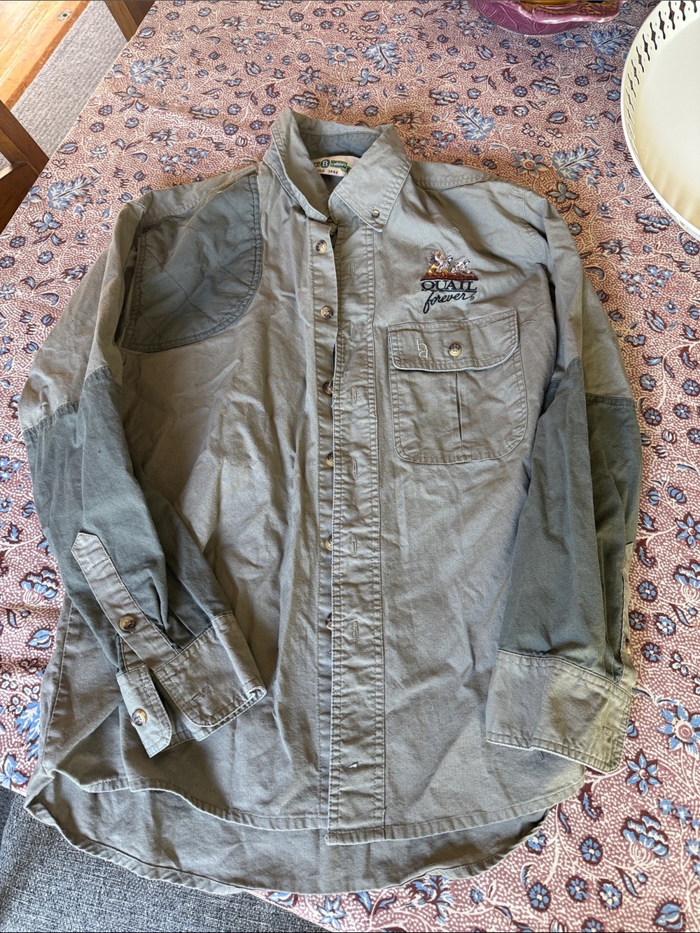 bob allen quail forever‎ Hunting Shooting Shirt M